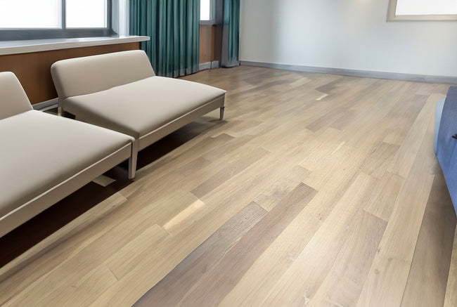 8mm Mohave Sand Waterproof Engineered Hardwood Flooring 7.48 in. Wide x Varying Length Long