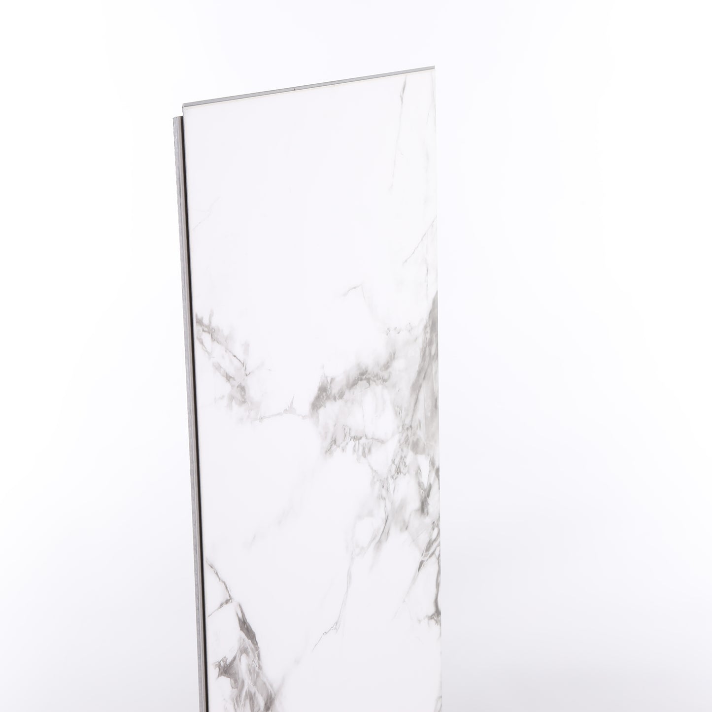 6mm Carrara Porcelain HDPC® Waterproof Luxury Vinyl Tile Flooring 12 in. Wide x 24 in. Long