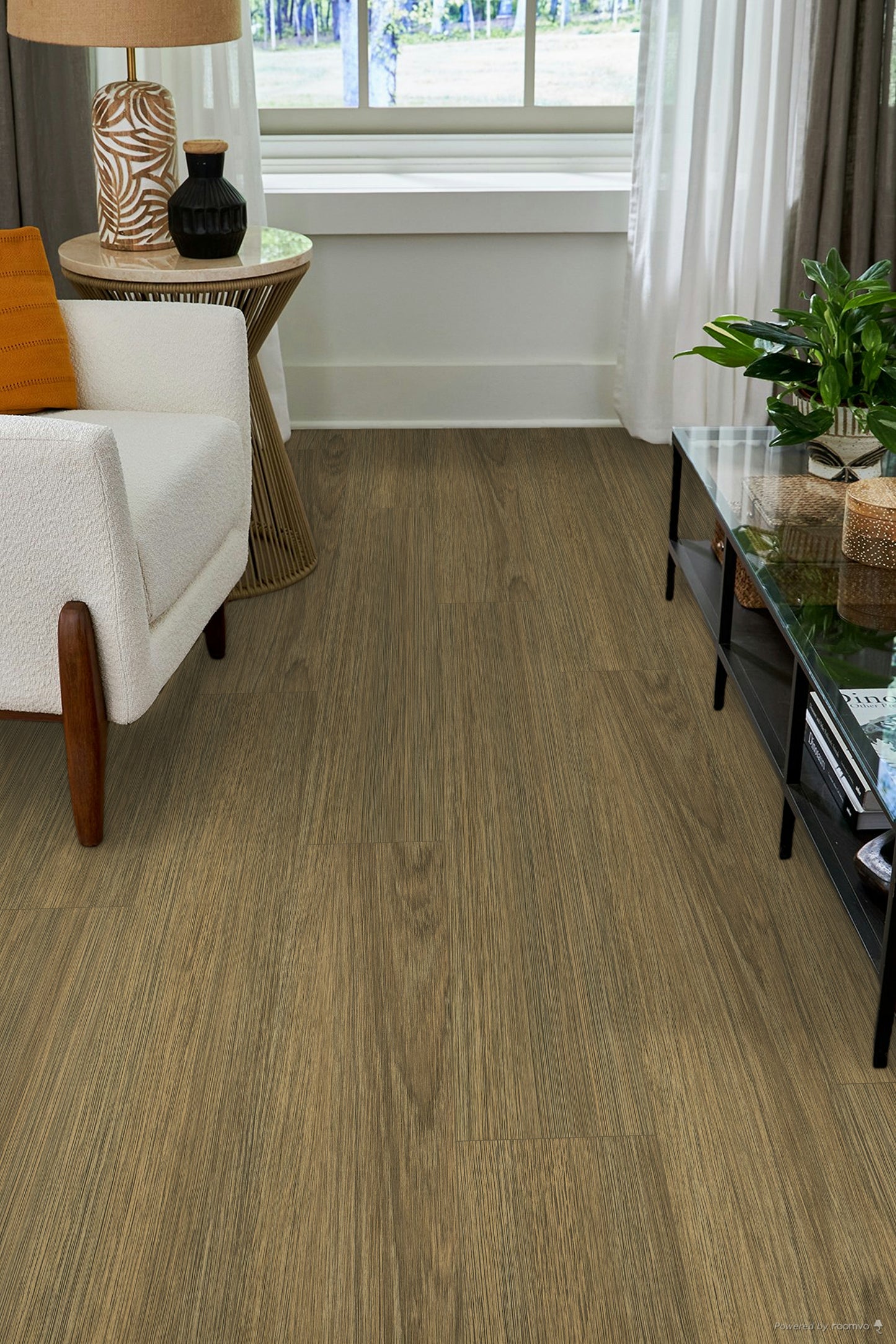 5mm Tudor Brown HDPC® Waterproof Luxury Vinyl Plank Flooring - Sample