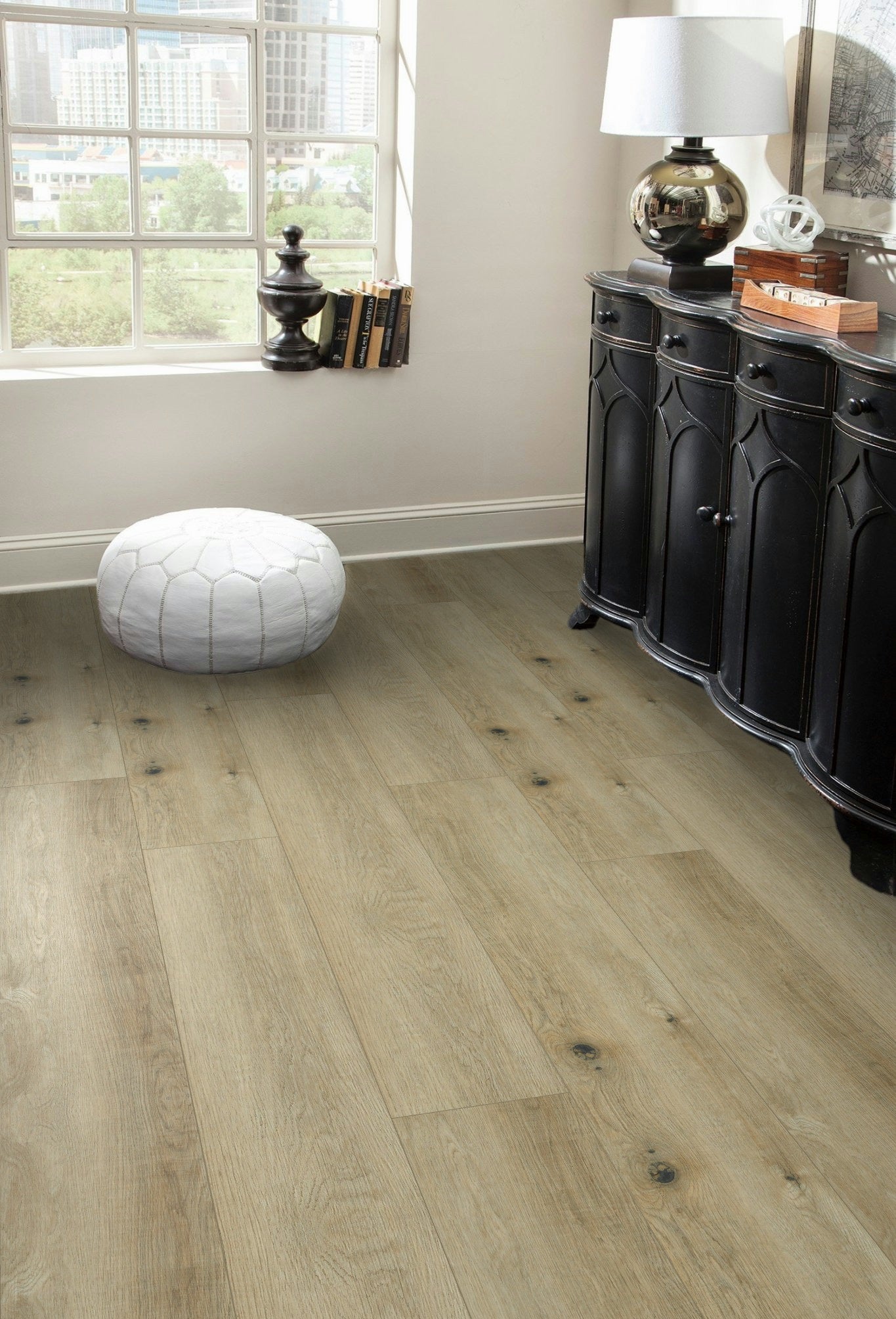 Pallet Special (25 boxes) - 6mm Thick Rigid Core Vinyl Plank Flooring 9.13 in. Width x 60 in. Length (19.02 sq. ft. per box) - Neutral Brown