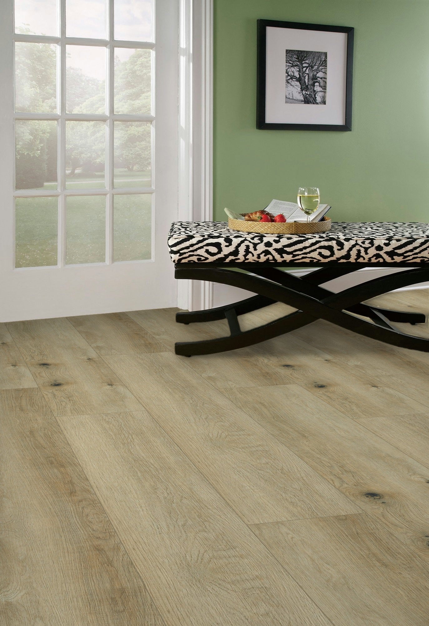 Pallet Special (25 boxes) - 6mm Thick Rigid Core Vinyl Plank Flooring 9.13 in. Width x 60 in. Length (19.02 sq. ft. per box) - Neutral Brown