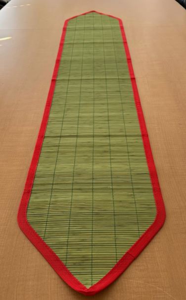 Real Bamboo Table Runner - Macaw