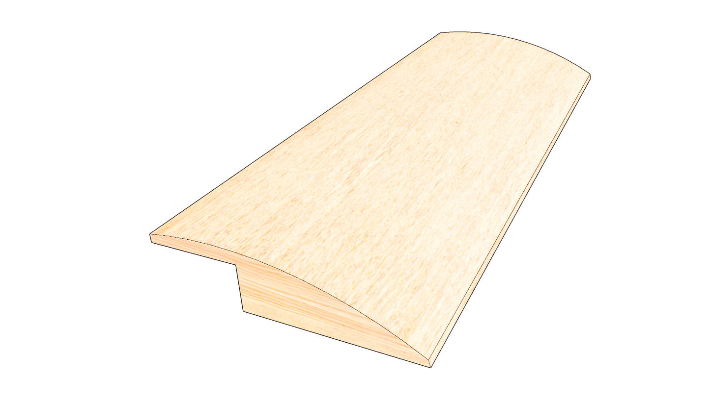 Golden Gate 0.50 in. Thick x 1.50 in. Width x 78 in. Length Overlap Reducer Hardwood Molding