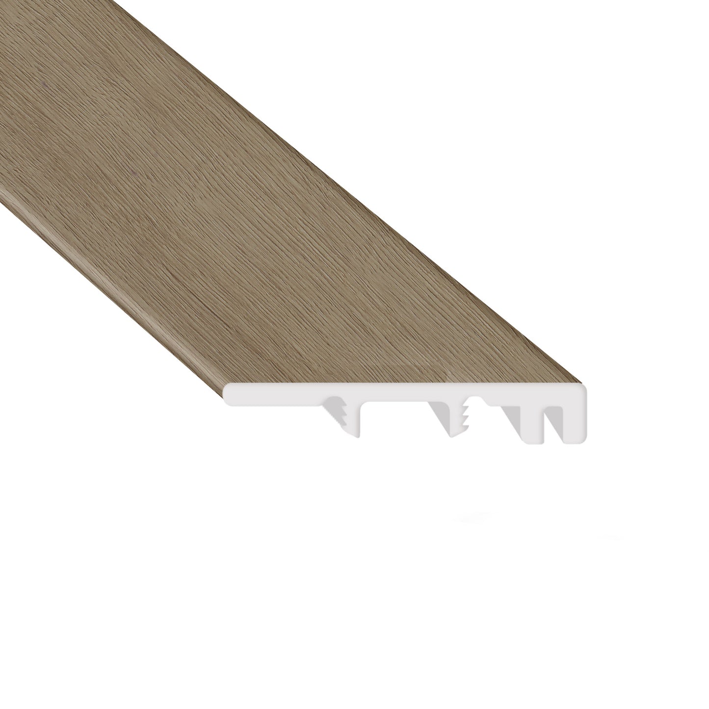 Fairmont Oak 0.25 in. Thick x 1.5 in. Width x 94 in. Length Vinyl End Molding