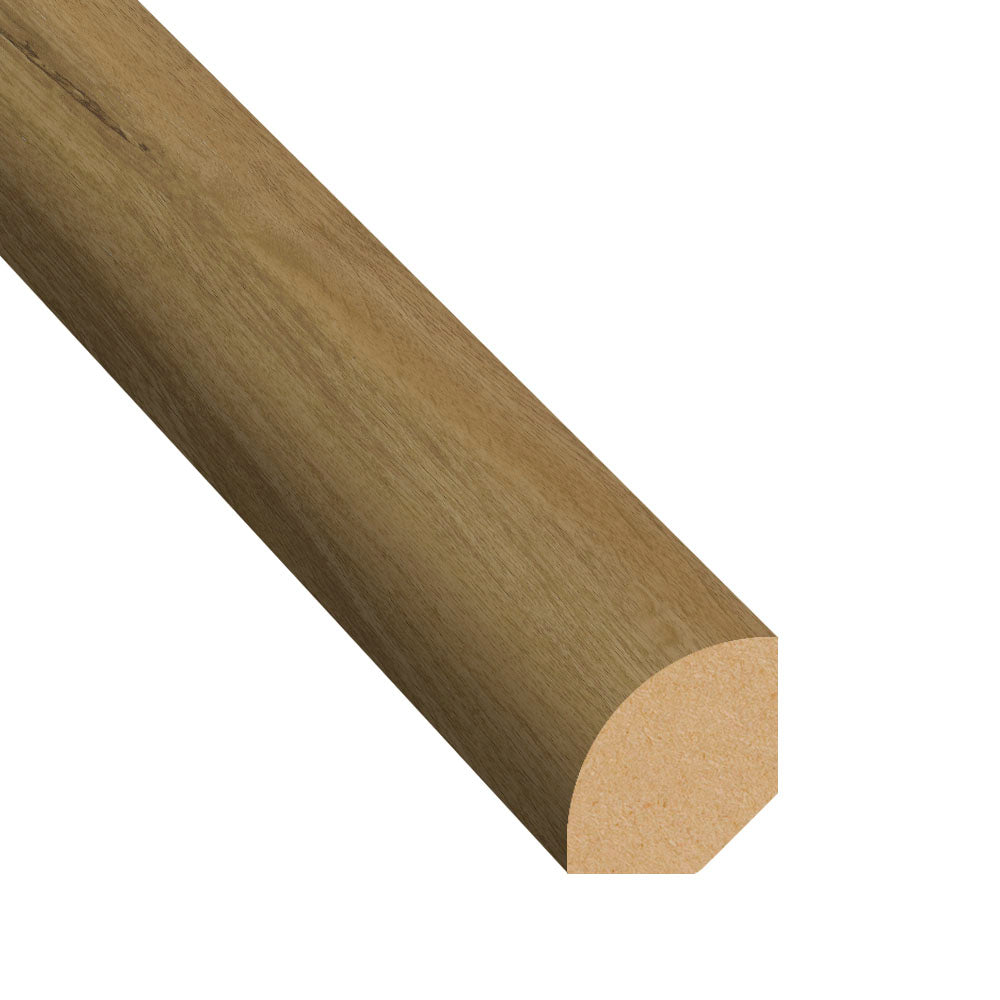 Autumn Gold 0.75 in. T x 0.63 in. W x 94 in. Length Vinyl Flooring Quarter Round Molding