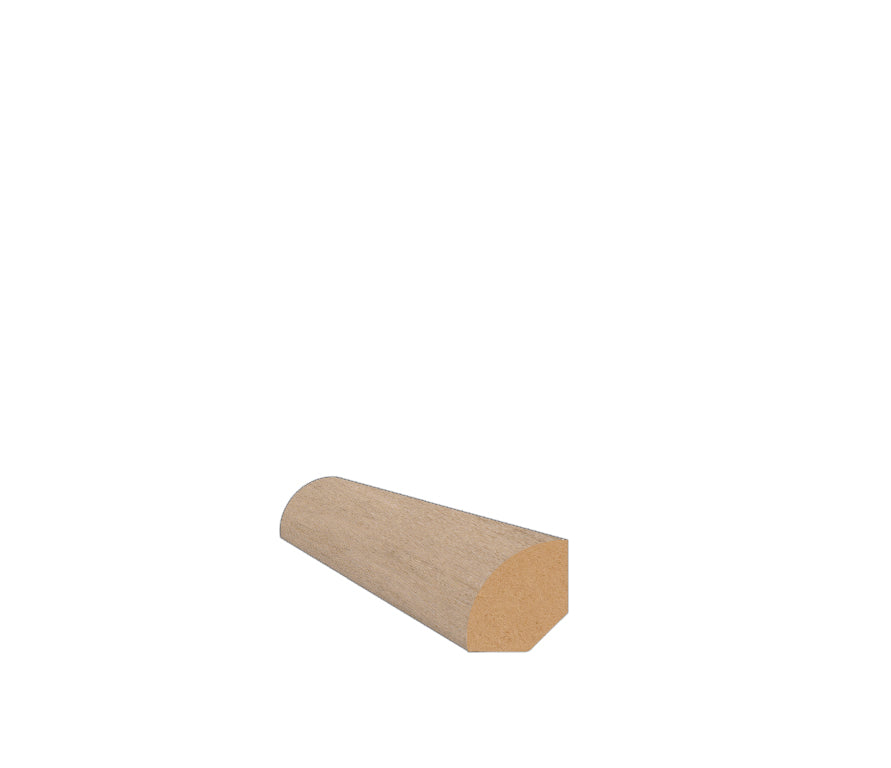 Charleston 0.75 in. T x 0.63 in. W x 94 in. Length Vinyl Quarter Round Molding