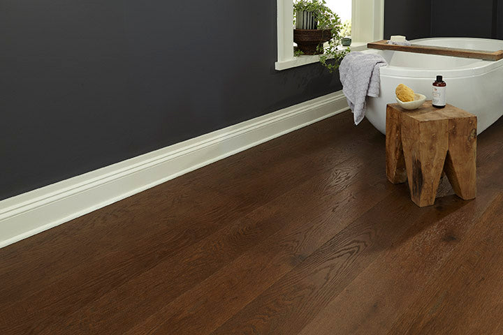 8mm Cognac Oak Waterproof Engineered Hardwood Flooring 7.48 in. Wide x Varying Length Long - Sample