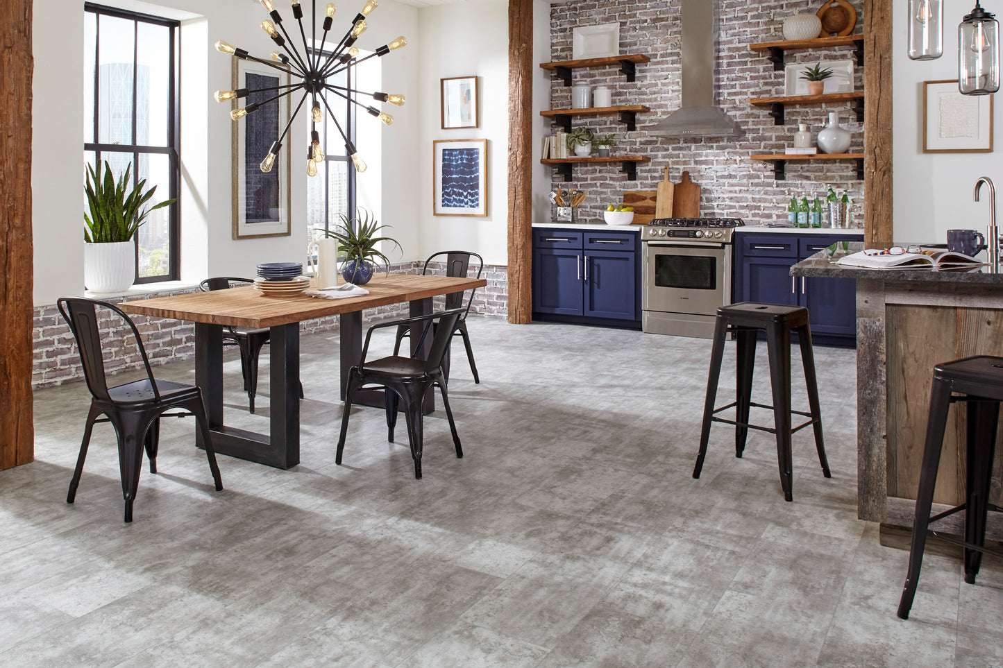 6mm Roman Colosseum HDPC® Waterproof Luxury Vinyl Tile Flooring 12 in. Wide x 24 in. Long - Sample