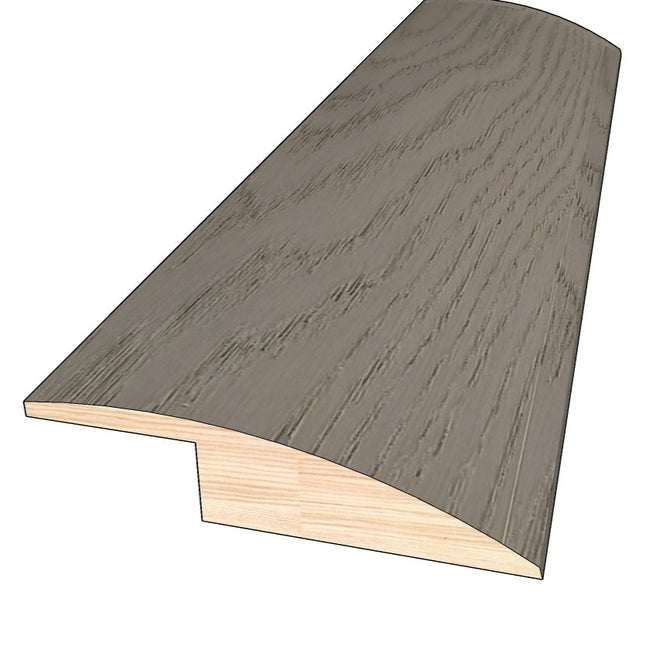 Ivory Lace 0.50 in. Thick x 1.50 in. Wide x 78 in. Length Hardwood Overlap Reducer Molding