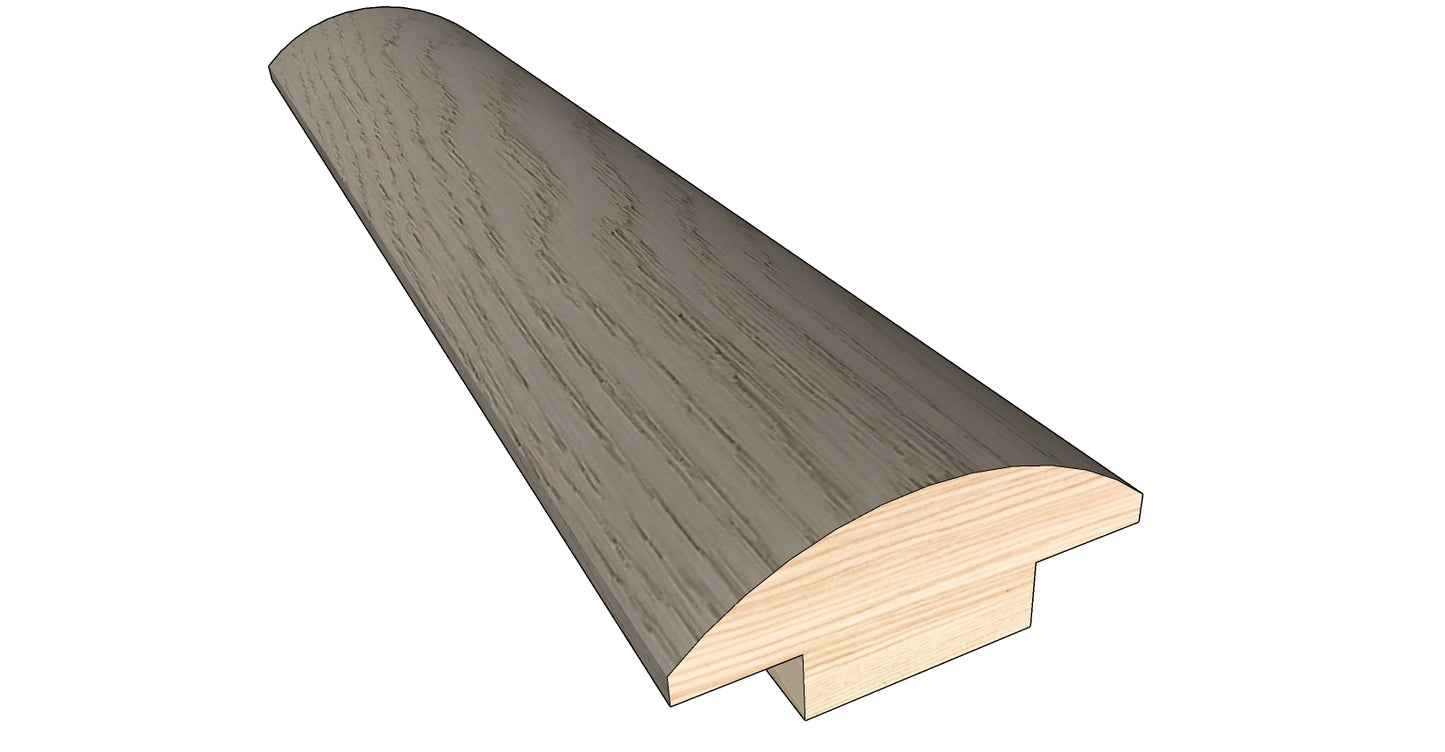 Ivory Lace 0.445 in. Thick x 1.50 in. Width x 78 in. Length Hardwood T-Molding