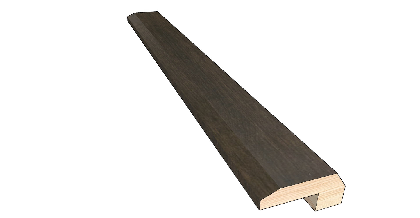 Tanned Leather 0.523 in. Thick x 1.50 in. Width x 78 in. Length Hardwood Threshold Molding