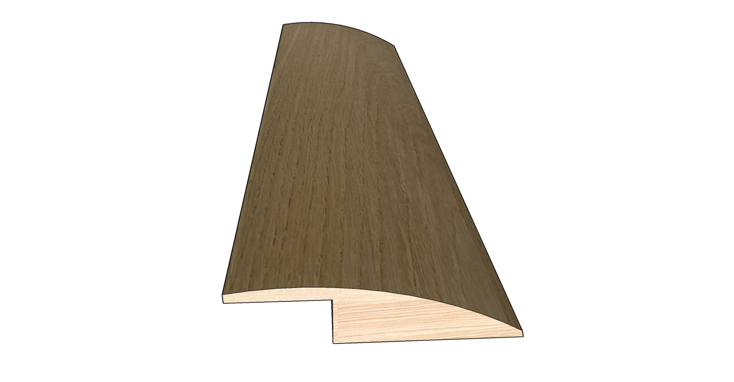 Honeytone White Oak 0.50 in. Thick x 1.50 in. Wide x 78 in. Length Hardwood Overlap Reducer Molding