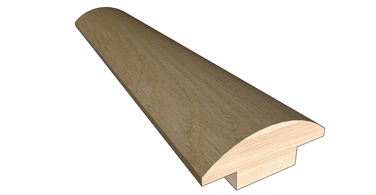 Honeytone White Oak 0.445 in. Thick x 1.50 in. Width x 78 in. Length Hardwood T-Molding