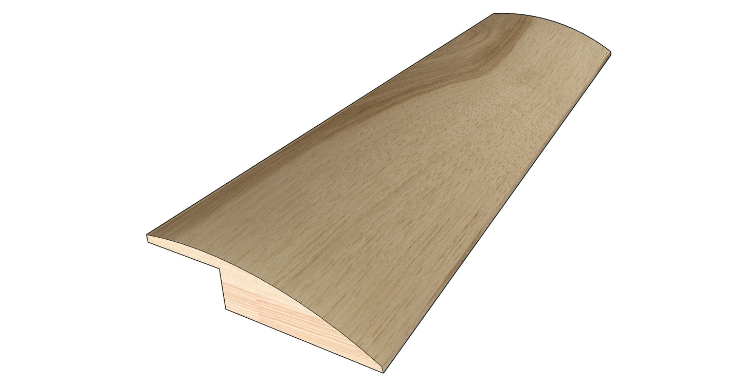 Natural Hickory 0.50 in. Thick x 1.50 in. Wide x 78 in. Length Hardwood Overlap Reducer Molding