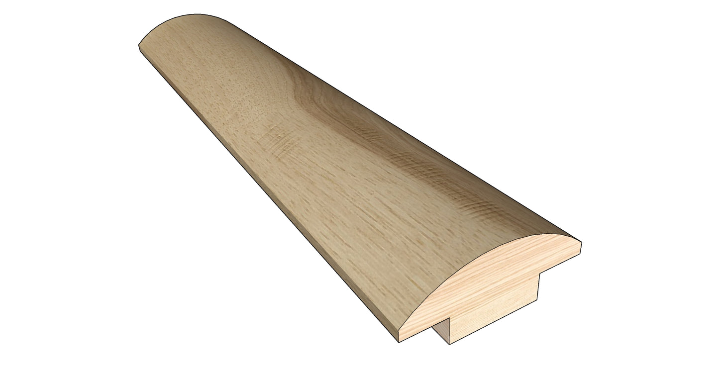 Natural Hickory 0.445 in. Thick x 1.50 in. Width x 78 in. Length Hardwood T-Molding