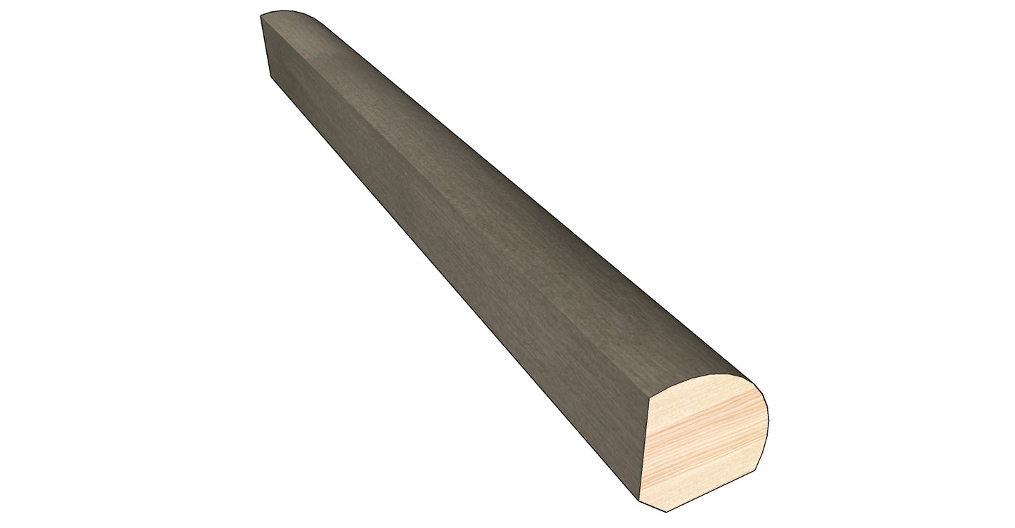 Winter Stone 0.75 in. Thick x 0.75 in. Width x 78 in. Length Hardwood Quarter Round Molding