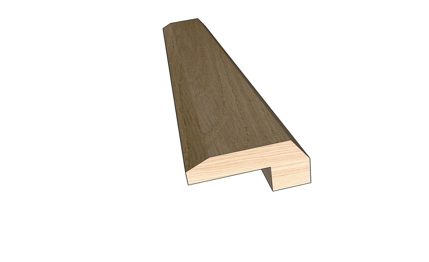 Manor 0.523 in. Thick x 1.50 in. Width x 78 in. Length Hardwood Threshold Molding