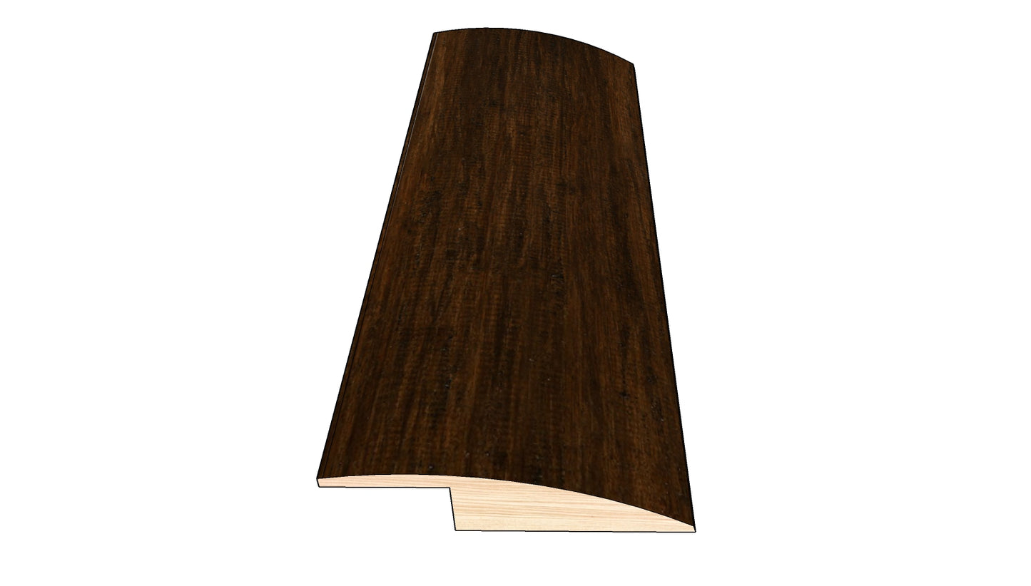 Cognac 0.50 in. Thick x 1.50 in. Width x 78 in. Length Overlap Reducer Hardwood Molding