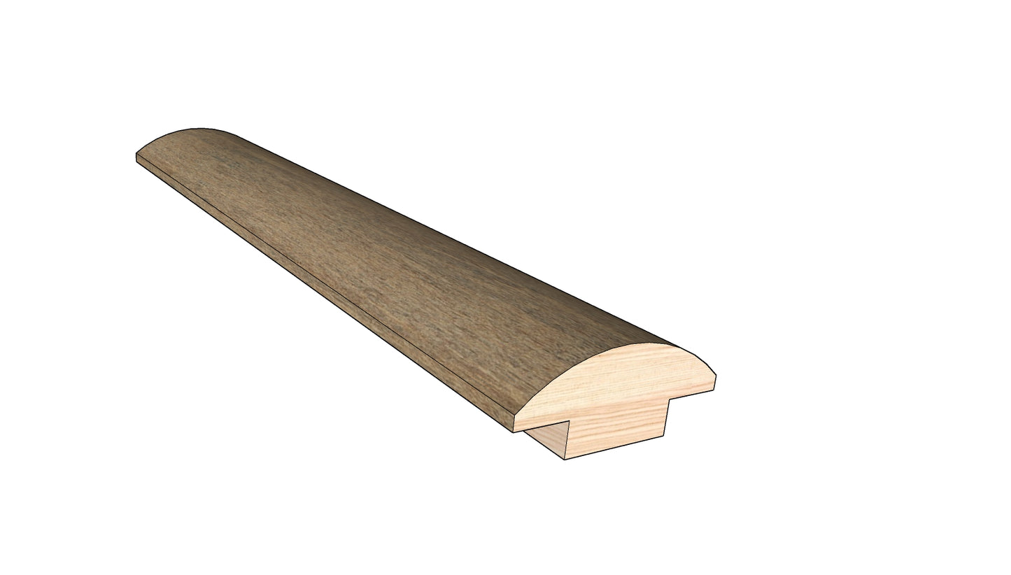 Sandstone 0.445 in. Thick x 1.50 in. Width x 78 in. Length Hardwood T-Molding