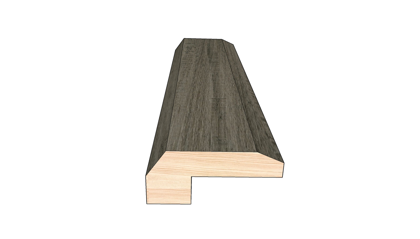 Mixed Gray 0.523 in. Thick x 1.50 in. Width x 78 in. Length Hardwood Threshold Molding