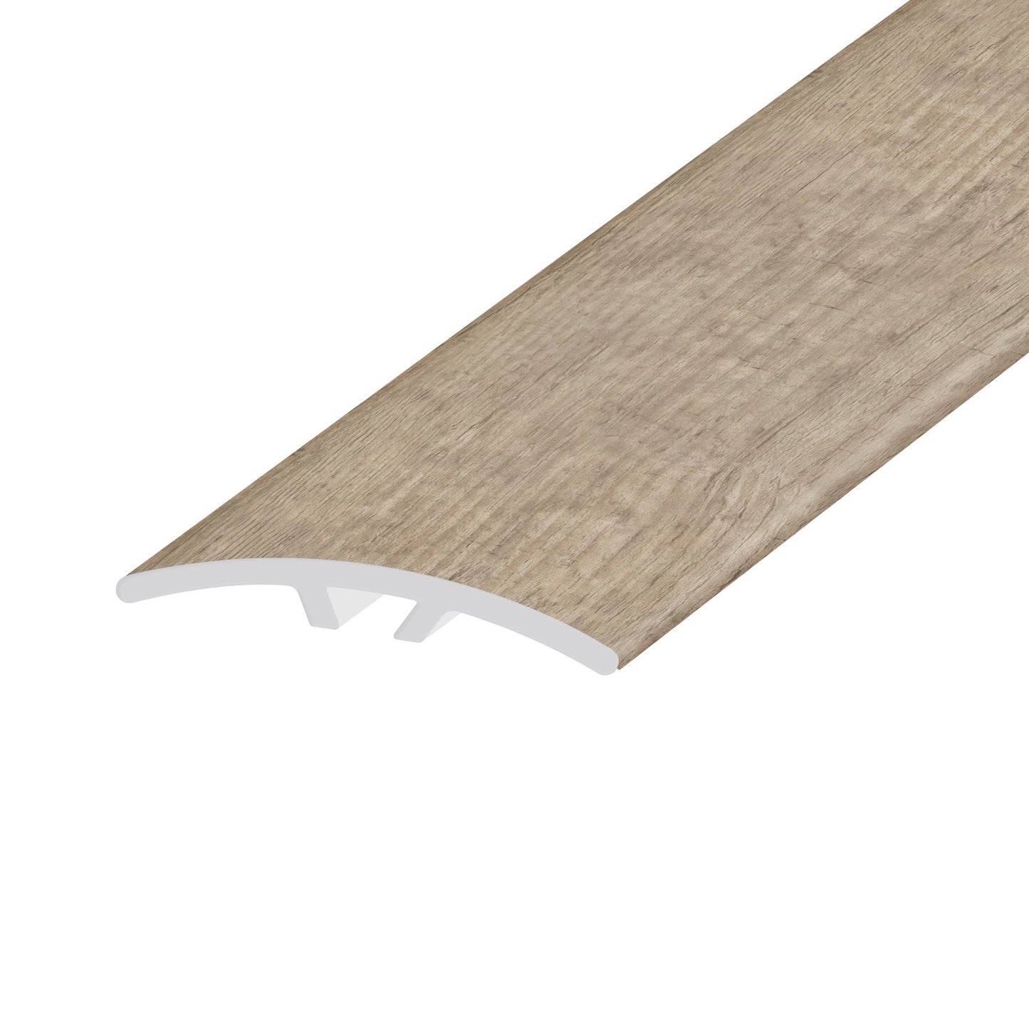 Natural Burlap 0.23 in. Thick x 1.59 in. Width x 94 in. Length Multi-Purpose Reducer Vinyl Molding