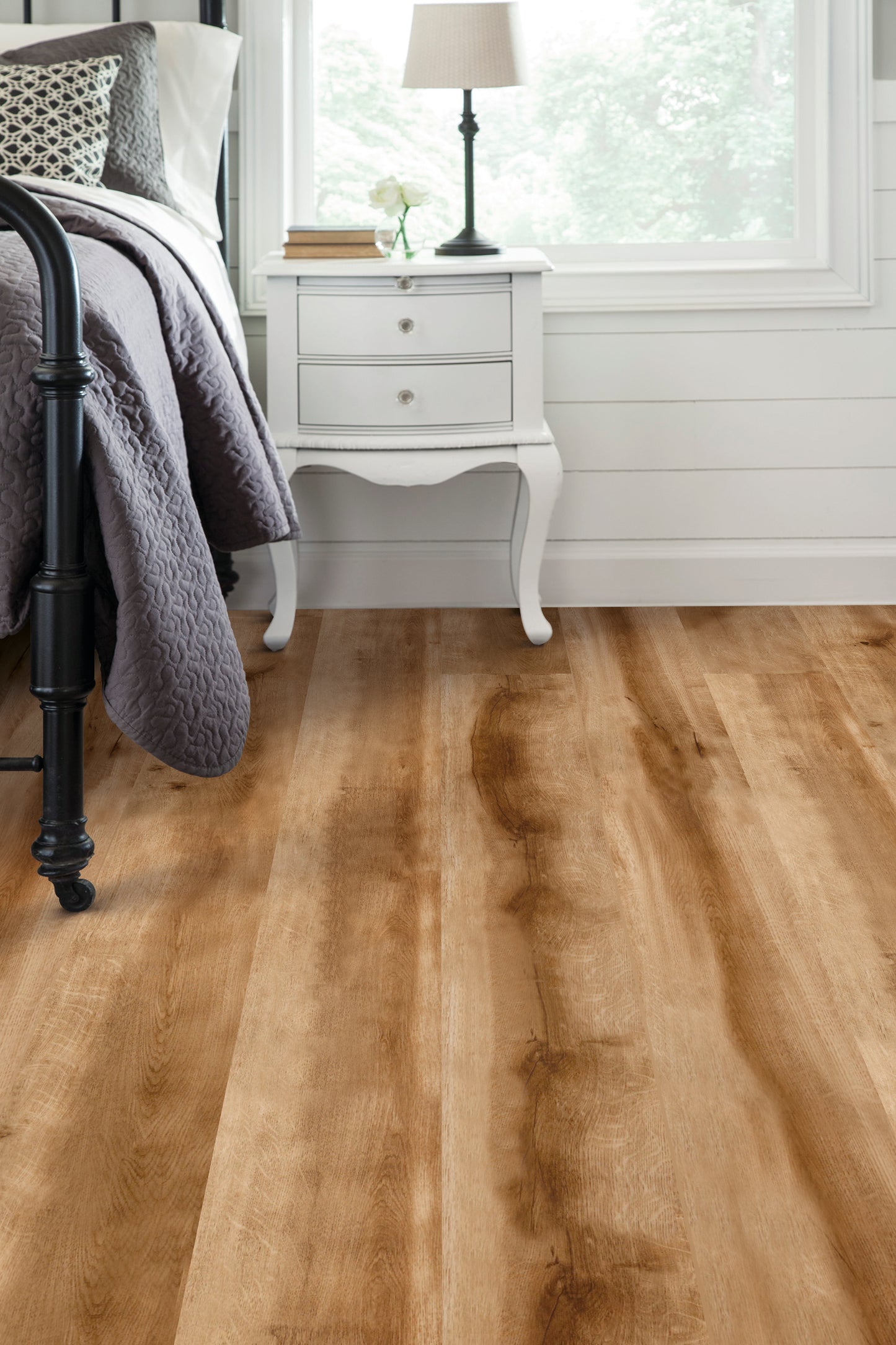 6mm Cappuccino HDPC® Waterproof Luxury Vinyl Plank Flooring 7.20 in. Wide x 48 in. Long