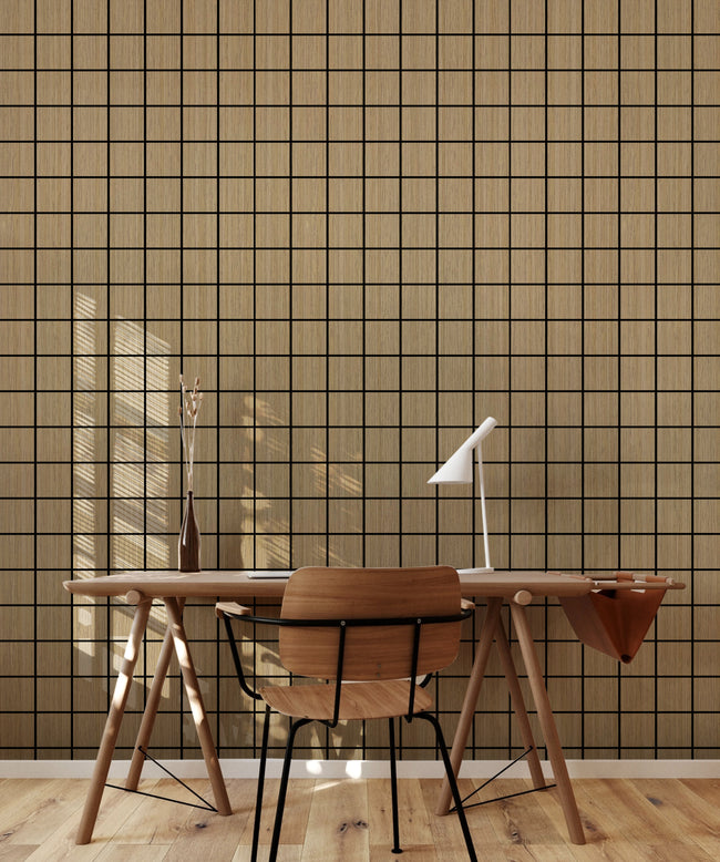 Decorative Acoustic Wall Panels - Natural Square Sample