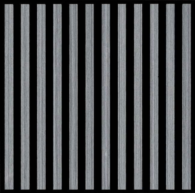 Decorative Acoustic Wall Panels - Gray Slats Sample