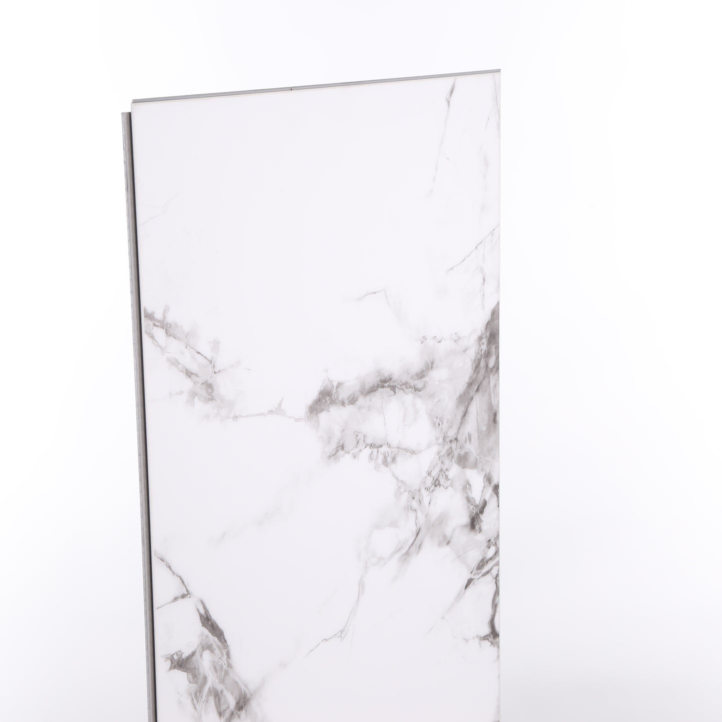 6mm Carrara Porcelain HDPC® Waterproof Luxury Vinyl Tile Flooring 12 in. Wide x 24 in. Long
