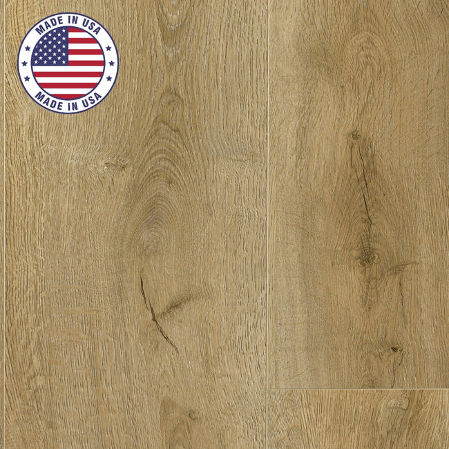 6mm Sherwood Oak HDPC® Waterproof Luxury Vinyl Plank Flooring 9.13 in. Wide x 48 in. Long