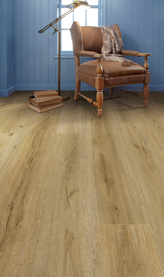 6mm Sherwood Oak HDPC® Waterproof Luxury Vinyl Plank Flooring 9.13 in. Wide x 48 in. Long