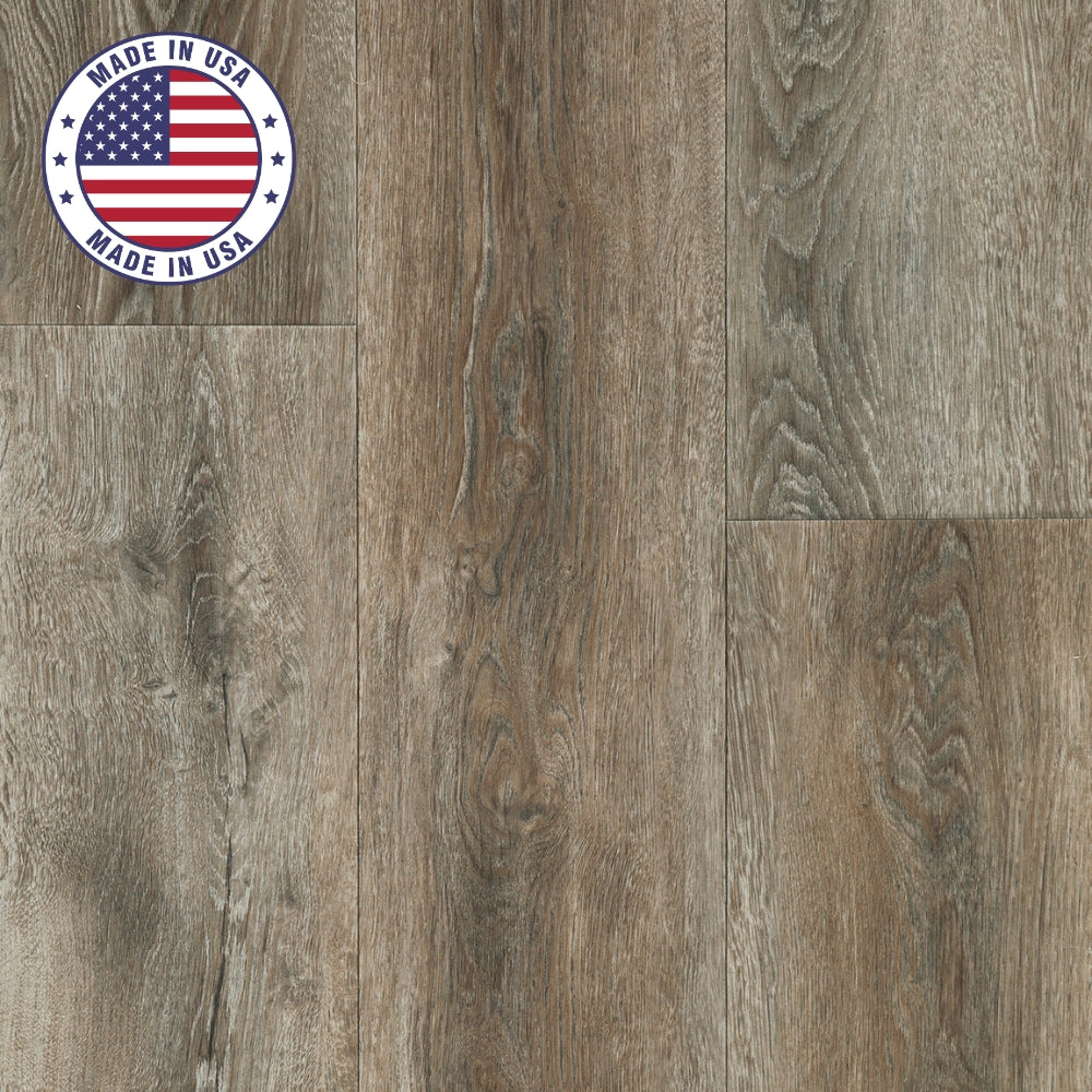 7mm Heritage Oak HDPC® Waterproof Luxury Rigid Core Vinyl Plank Flooring 9.13 in. Wide x 60 in. Long