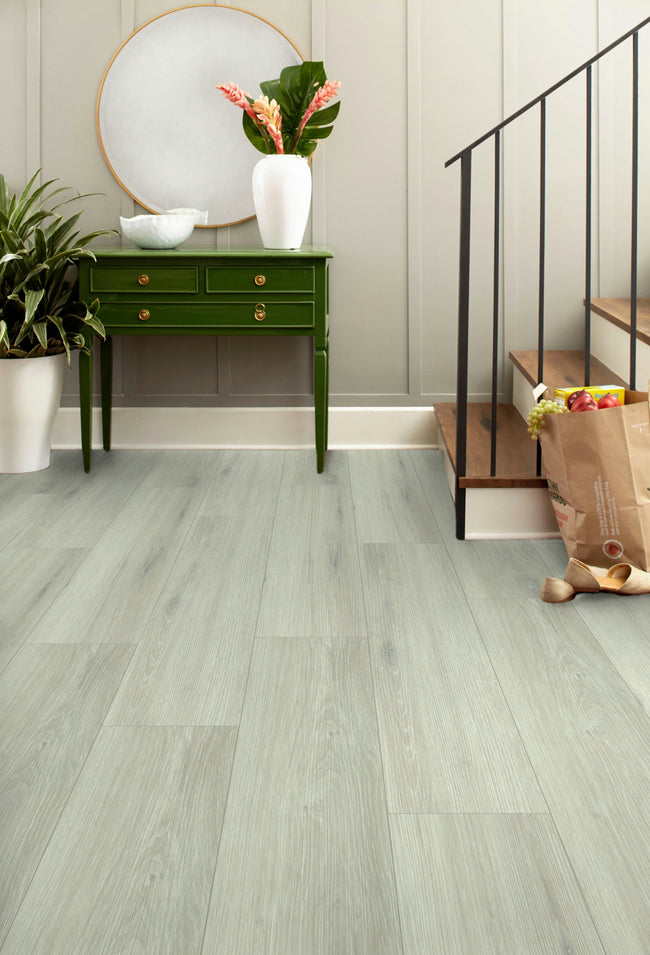 5mm Thick Rigid Core Vinyl Plank Flooring 7.87 in. Width x 60 in. Length (32.81 sq. ft. per box) - Tumbled Driftwood