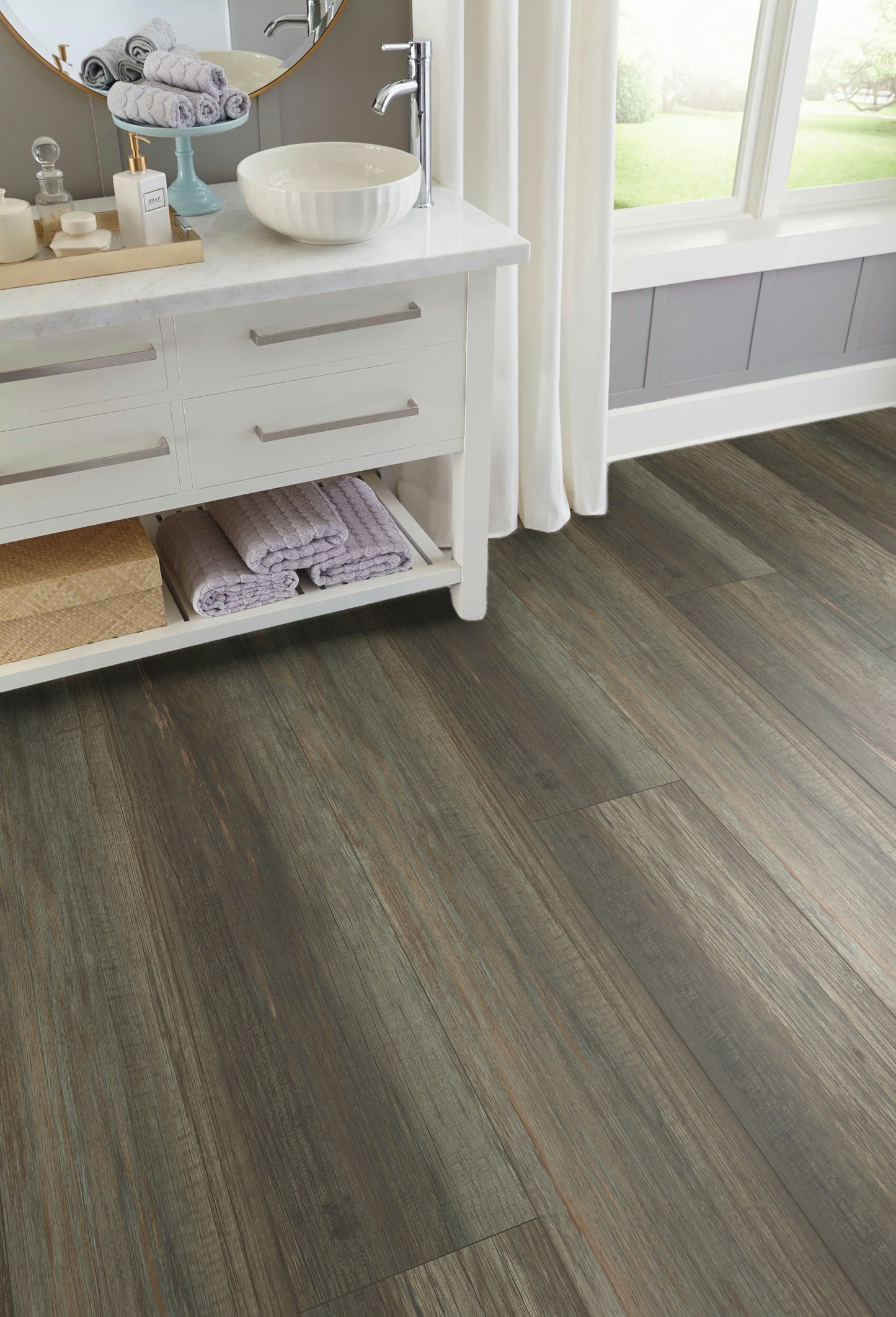 6mm Thick Rigid Core Vinyl Plank Flooring 9.13 in. Width x 60 in. Length (26.63 sq. ft. per box) - Cliffledge