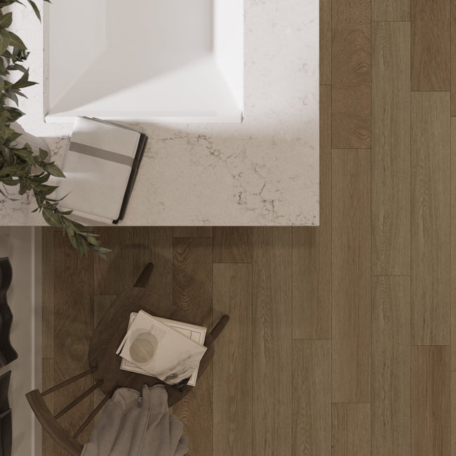 Lunar Oak 2mm thick x 7.48 in. width x 48 in. length Dry Back Vinyl Plank Floor (54.89 sq. ft./22 planks per box)