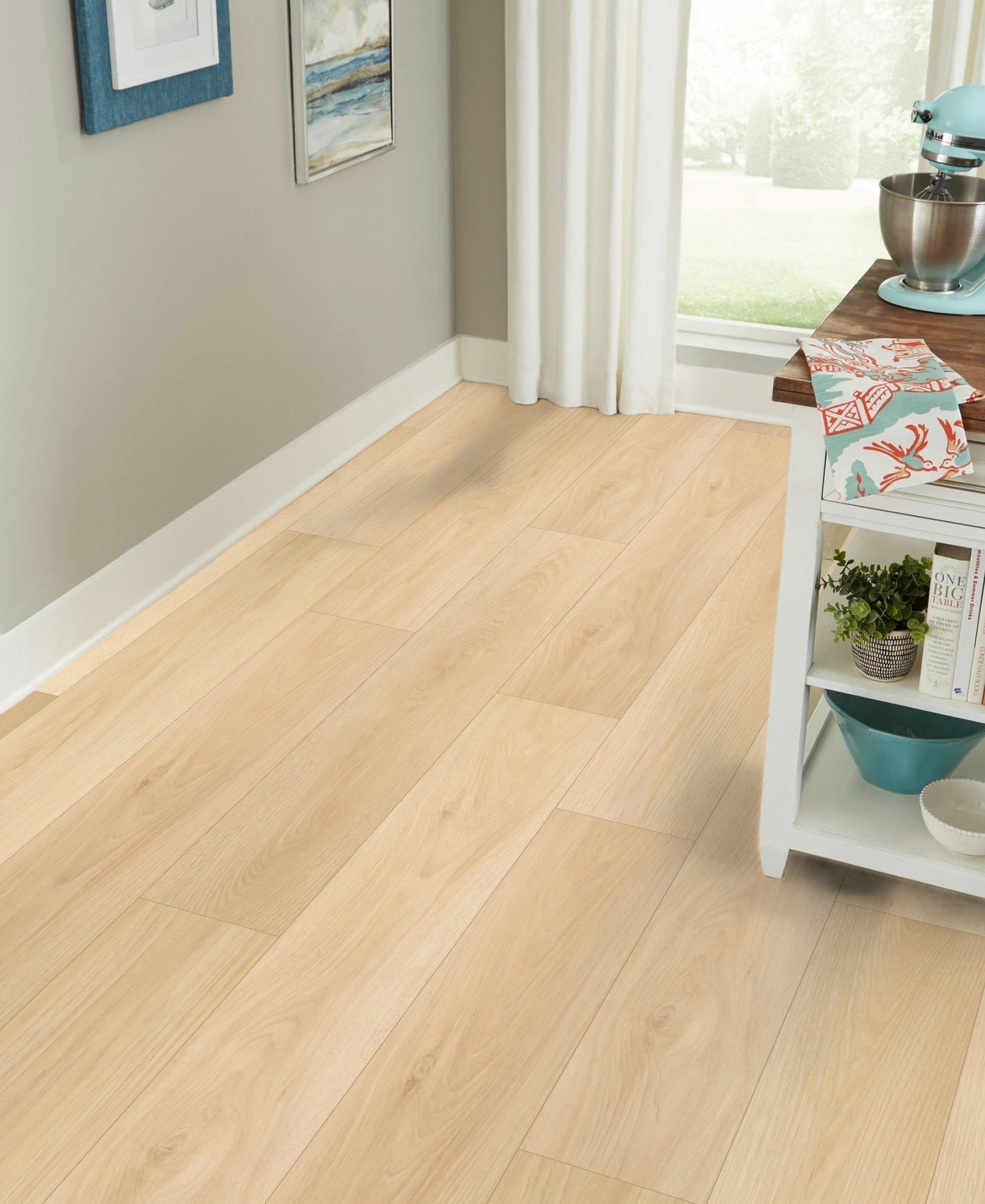 14mm Savanna AC4 Wear Layer Painted Bevel EIR Laminate Floor 9.25 in. Wide x 60 in. Long