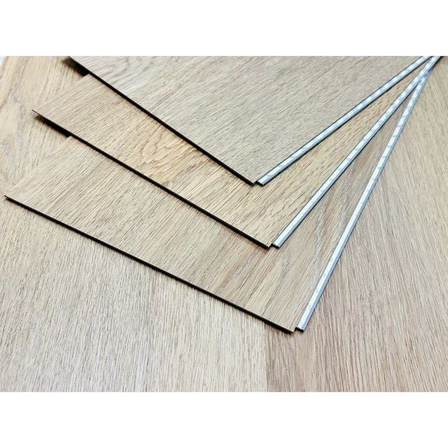 4mm Misty Desert HDPC® Peel and Stick Plank Flooring 9.13 in. Wide x 48.03 in. Long (36.56 sq. ft./per box - 12 pcs/per box)