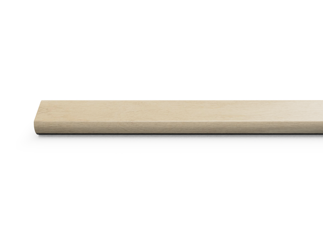 Butterscotch White Oak 0.80 in. Thick x 2 in. Width x 78 in. Length Hardwood Overlap Stair Nose Molding