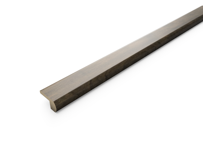 Tanned Leather 0.80 in. Thick x 2 in. Width x 78 in. Length Hardwood Overlap Stair Nose Molding