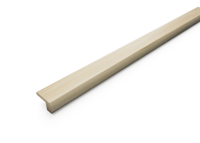 Natural Hickory 0.80 in. Thick x 2 in. Width x 78 in. Length Hardwood Overlap Stair Nose Molding