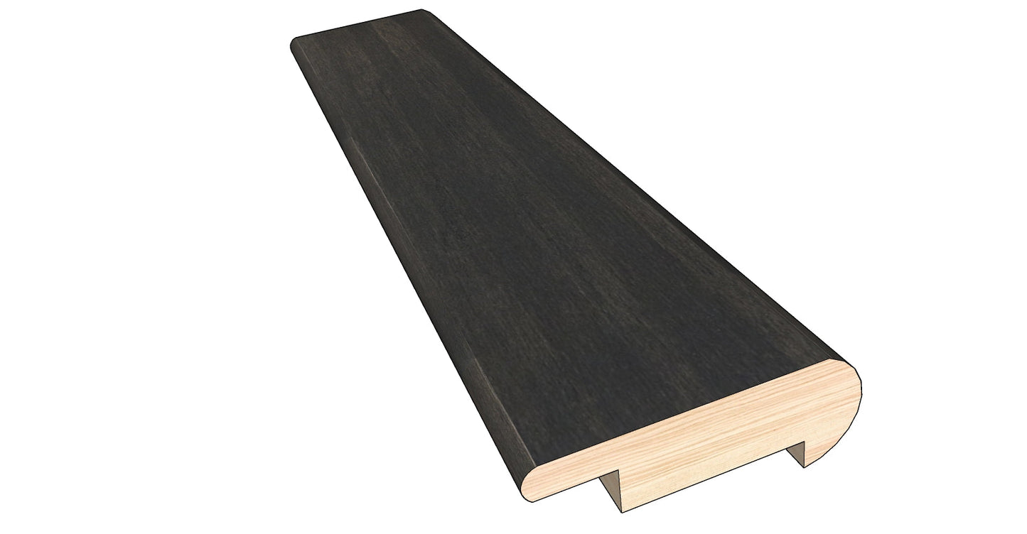 Pioneer 0.80 in. Thick x 2 in. Width x 78 in. Length Hardwood Overlap Stair Nose Molding
