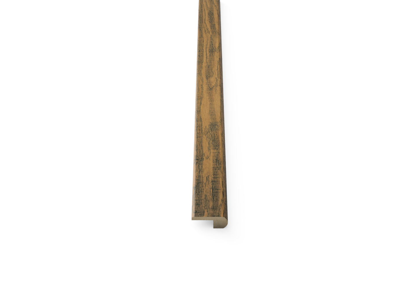 Weathered Oak 0.80 in. Thick x 2 in. Width x 78 in. Length Overlap Stair Nose Molding