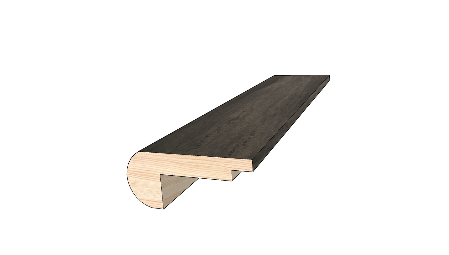 Rustica 0.80 in. Thick x 2 in. Width x 78 in. Length Overlap Stair Nose Molding