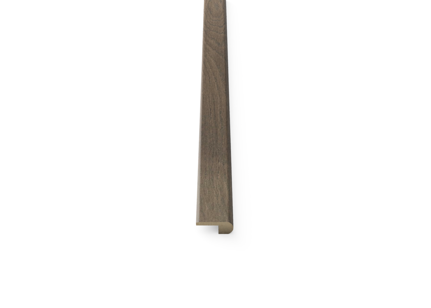 Stormy Gray 0.80 in. Thick x 2 in. Width x 78 in. Length Overlap Stair Nose Molding