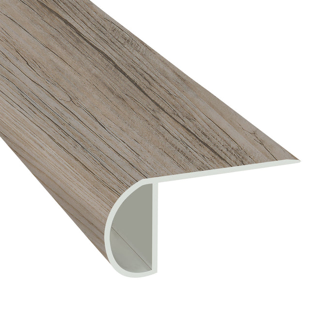 Sedona Pine 1.03 in. Thick x 2.23 in. Width x 94 in. Length Vinyl Overlap Stair Nose Molding