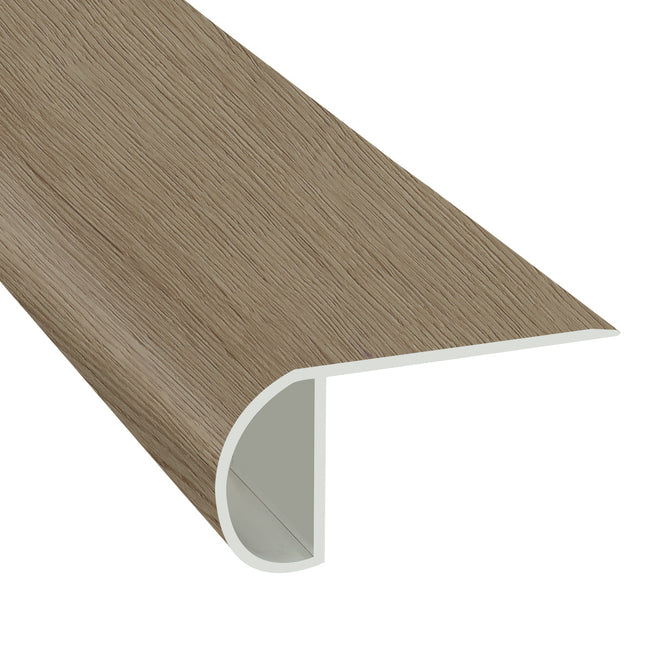 Fairmont Oak 1.03 in. Thick x 2.23 in. Width x 94 in. Length Vinyl Overlap Stair Nose Molding