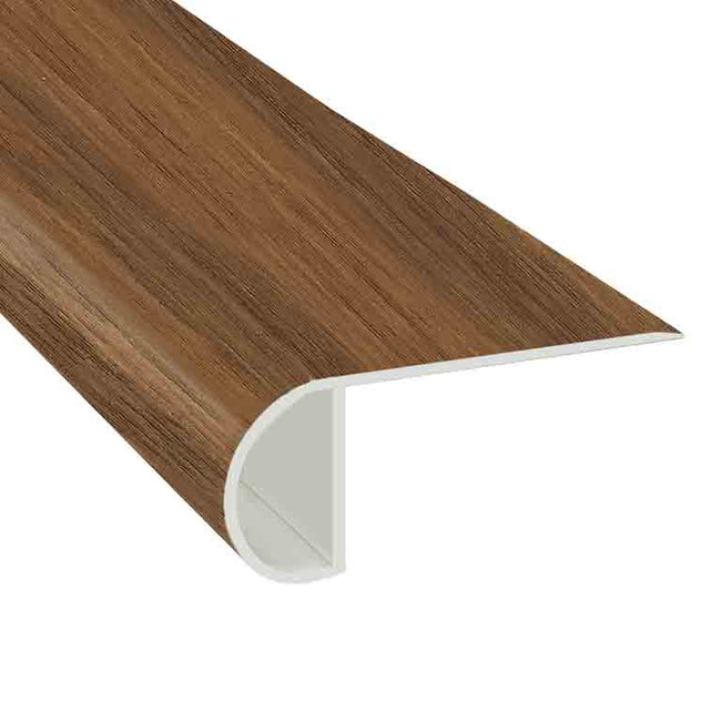 Bison Ridge 1.03 in. Thick x 2.23 in. Width x 94 in. Length Vinyl Overlap Stair Nose Molding