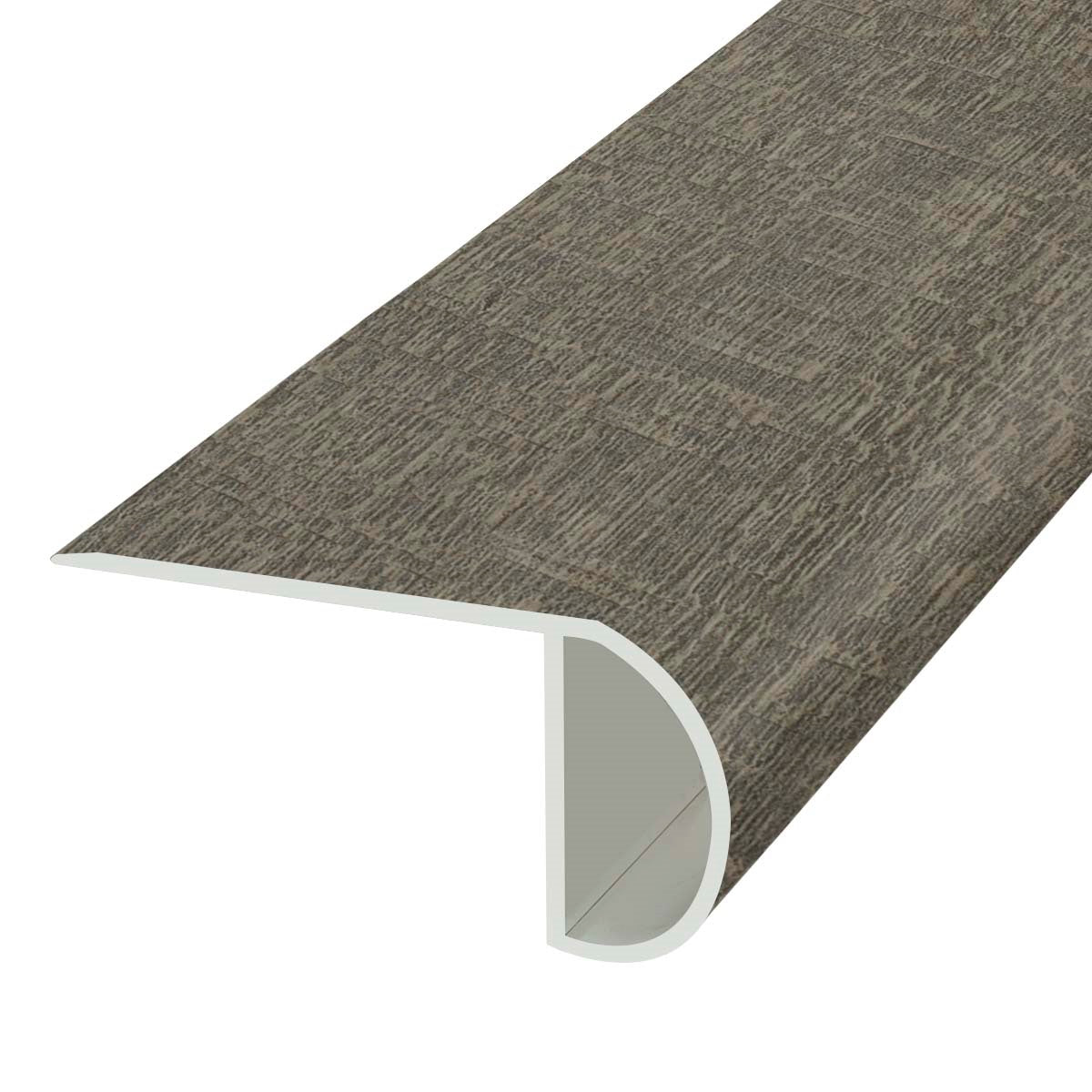 Silver Creek 1.03 in. Thick x 2.23 in. Width x 94 in. Length Overlap Vinyl Stair Nose