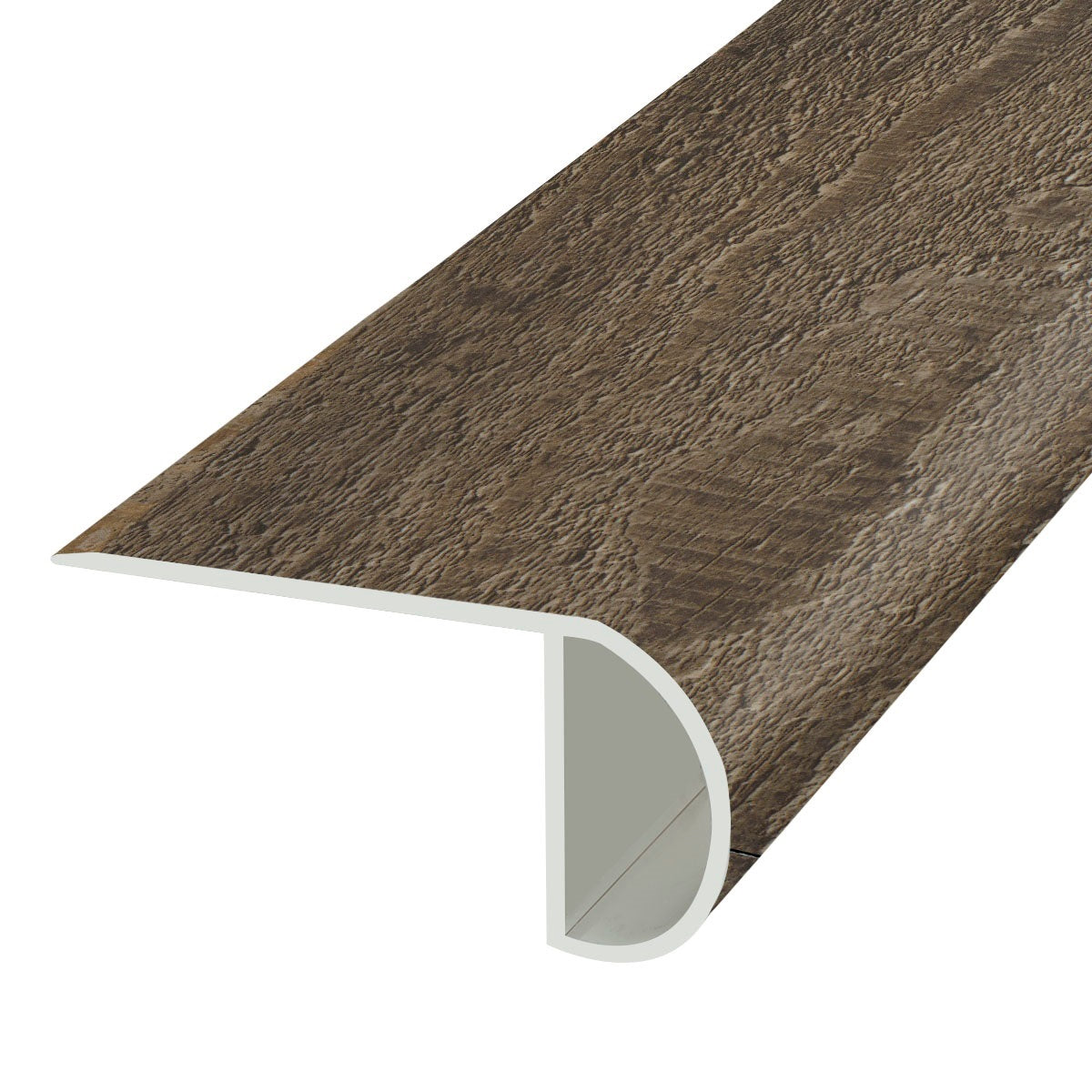 Winchester Oak 1.03 in. Thick x 2.23 in. Width x 94 in. Length Overlap Vinyl Stair Nose