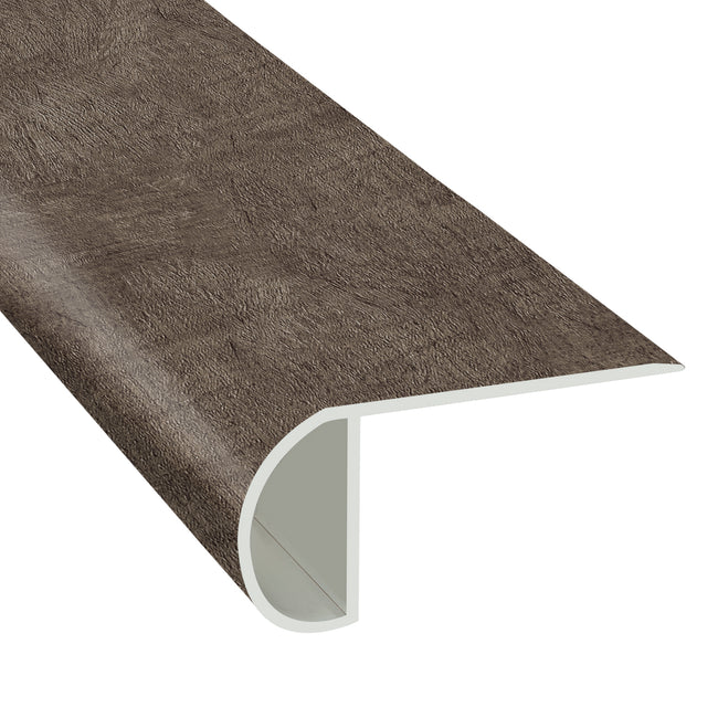 Twilight Gray 1.03 in. Thick x 2.23 in. Width x 94 in. Length Overlap Vinyl Stair Nose